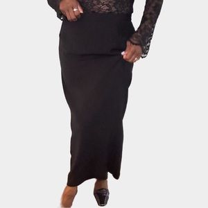 Vintage Y2K black maxi skirt